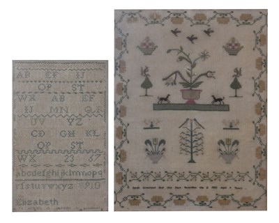 Lot 666 - George IV needlework sampler