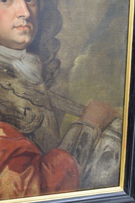 Lot 397 - Circle of Sir Godfrey Kneller, (1646-1723) - Oil on canvas – Portrait of a gentleman