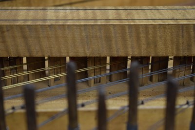 Lot 290 - George III mahogany-cased bentside spinet