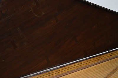 Lot 290 - George III mahogany-cased bentside spinet