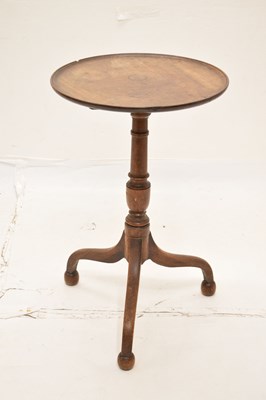 Lot 772 - Late 18th century mahogany tripod wine table