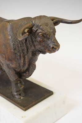 Lot 180 - Sally Arnup, FRBS, ARCA, (1930-2015) - Limited edition bronze Longhorn bull