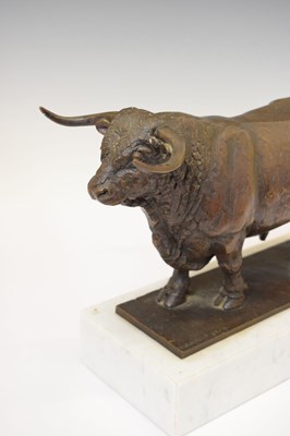 Lot 180 - Sally Arnup, FRBS, ARCA, (1930-2015) - Limited edition bronze Longhorn bull