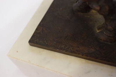 Lot 180 - Sally Arnup, FRBS, ARCA, (1930-2015) - Limited edition bronze Longhorn bull