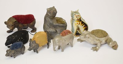 Lot 333 - Group of early 20th century animal-themed novelty pin cushions