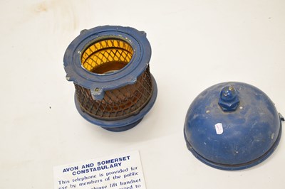 Lot 421 - Cast iron GPO PA no.1 Police Telephone System