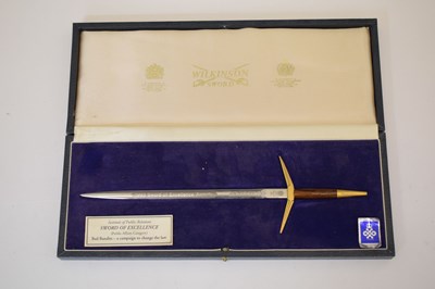 Lot 475 - Wilkinson Sword ‘Sword of Excellence’ presentation letter opener