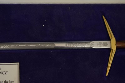 Lot 475 - Wilkinson Sword ‘Sword of Excellence’ presentation letter opener