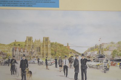 Lot 664 - After Michael Ewins - Two limited edition prints - 'Policing Avon and Somerset'