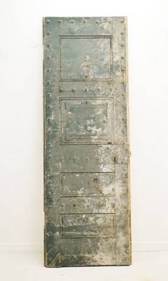 Lot 772 - Late 19th century police cell door