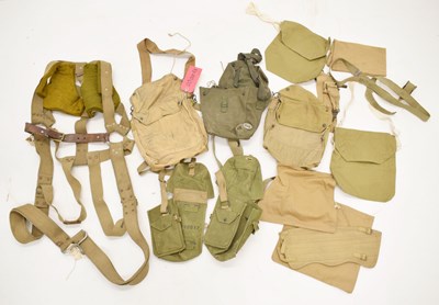 Lot 471 - Assorted military issue webbing, etc