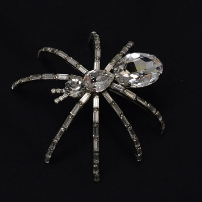 Lot 171 - Butler & Wilson - Large vintage spider brooch