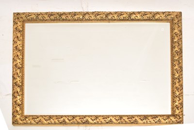 Lot 702 - 20th century reproduction gilt wall mirror