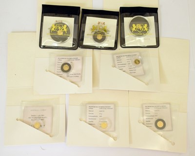 Lot 292 - Collection of 0.5g gold commemorative coins