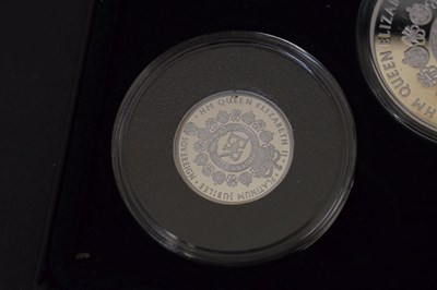 Lot 291 - Harrington & Byrne '2022 Platinum Jubilee Platinum 5-Coin Sovereign Collection'