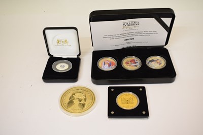 Lot 316 - 'William and Catherine 10 Glorious Years Solid Silver Edition Coin Set'