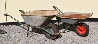 Lot 790 - Two garden wheel barrows