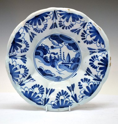 Lot 311 - Delft buckle plate, probably London, circa 1690