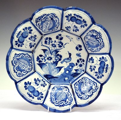 Lot 312 - Dutch Delft buckle plate