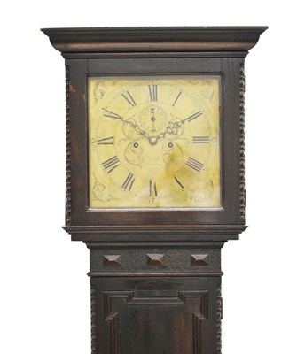 Lot 677 - Early 20th century oak Maple & Co. 8-day longcase clock