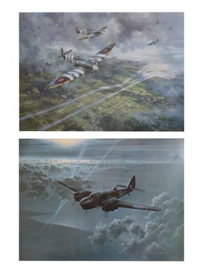 Lot 416 - Two signed limited edition military aviation prints