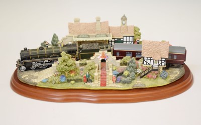 Lot 346 - Lilliput Lane - Limited edition 'The Royal Train at Sandringham'