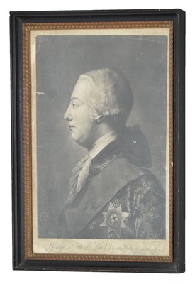 Lot 659 - Mezzotint of George the Third of Great Britain