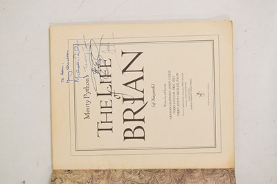 Lot 394 - Signed copy of Monty Python's 'The Life of Brian/Monty Python scrap book'