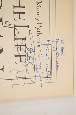 Lot 394 - Signed copy of Monty Python's 'The Life of Brian/Monty Python scrap book'