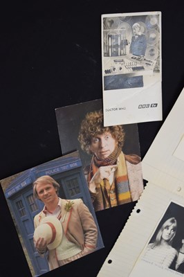 Lot 238 - Dr Who - Collection of signed photograph postcards