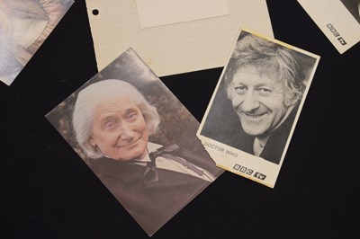 Lot 238 - Dr Who - Collection of signed photograph postcards