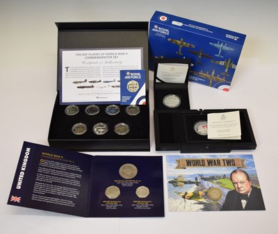 Lot 312 - Collection of coins and medallions relating to World War II