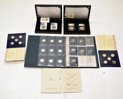 Lot 293 - Collection of coin and medallion sets relating to Royalty