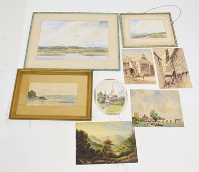 Lot 650 - Two mid 20th century watercolour landscape studies each signed 'J.T.B'