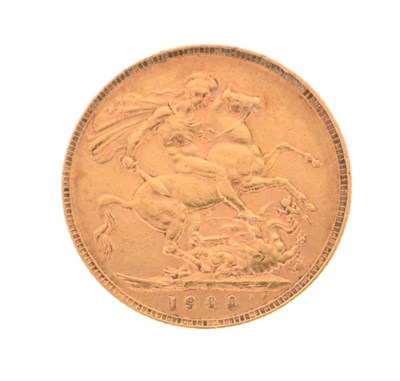 Lot 278 - Queen Victoria gold sovereign, 1900