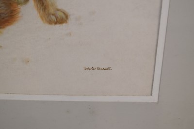 Lot 653 - David Blake (Bristol Savages) - Three gouache animal studies