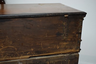 Lot 500 - Rare mid 17th century English marquetry-inlaid box-top chest