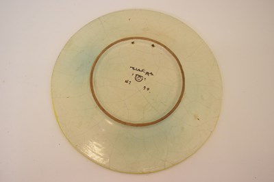 Lot 552 - Talavera faience plate