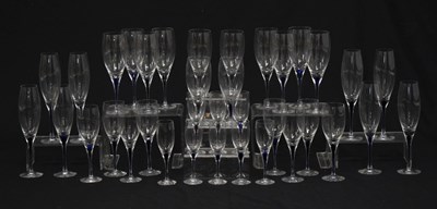 Lot 437 - Part suite of Orrefors 'Intermezzo' drinking glasses