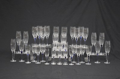 Lot 437 - Part suite of Orrefors 'Intermezzo' drinking glasses
