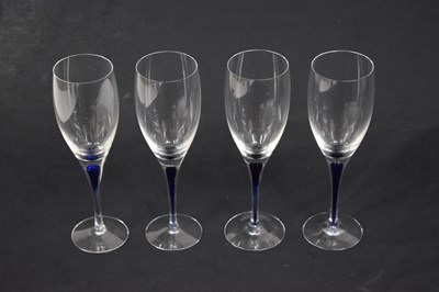 Lot 437 - Part suite of Orrefors 'Intermezzo' drinking glasses
