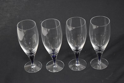 Lot 437 - Part suite of Orrefors 'Intermezzo' drinking glasses
