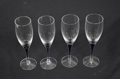 Lot 437 - Part suite of Orrefors 'Intermezzo' drinking glasses