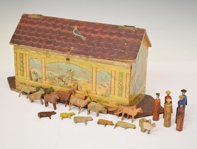 Lot 444 - Early 20th century wooden model of Noah's Ark