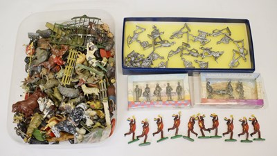 Lot 452 - Large quantity of Britains and other painted lead animals, etc