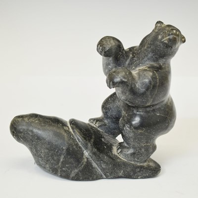 Lot 353 - Noah - Aglak - Inuit carved figure group