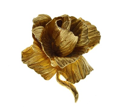 Lot 179 - Christian Dior brooch in the form of a rose