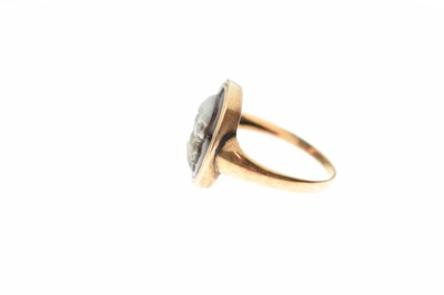 Lot 25 - Early 19th century carved sardonyx cameo ring depicting Socrates