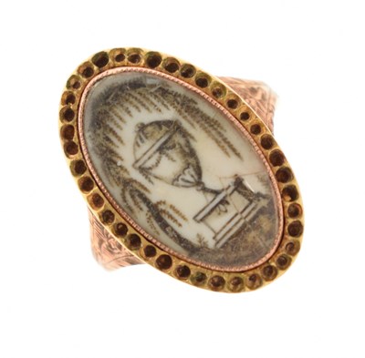 Lot 26 - George III mourning ring, 1782