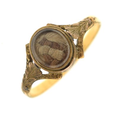 Lot 31 - 19th century mourning ring